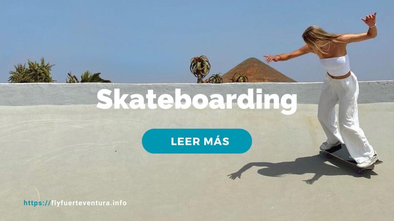 Descubre las pistas de skate en la isla de Fuerteventura